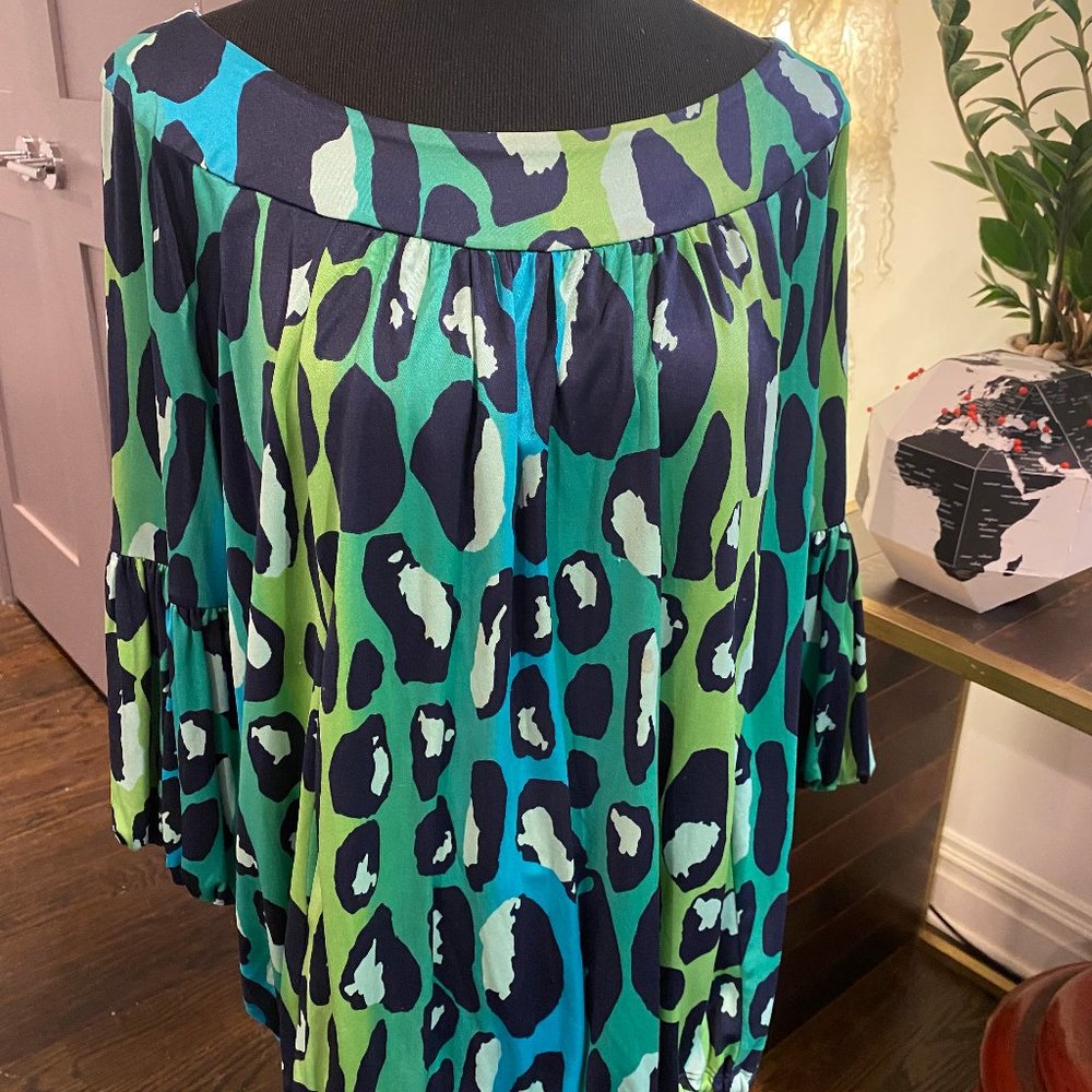 DVF Leopard Blouse